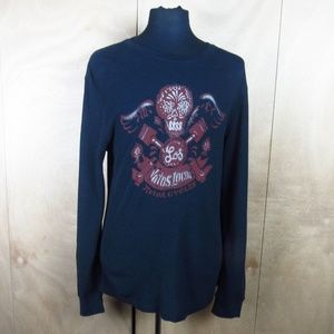 Lucky Brand Long Sleeve Thermal- Vintage Inspired
